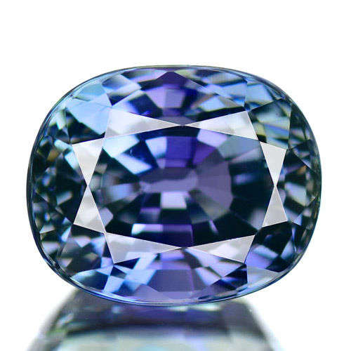 1.45ct LM COLLECTION 100% REAL AA+ ''D'' BLOCK Natural TANZANITE Violetish Blue VVS R 23'475.00
